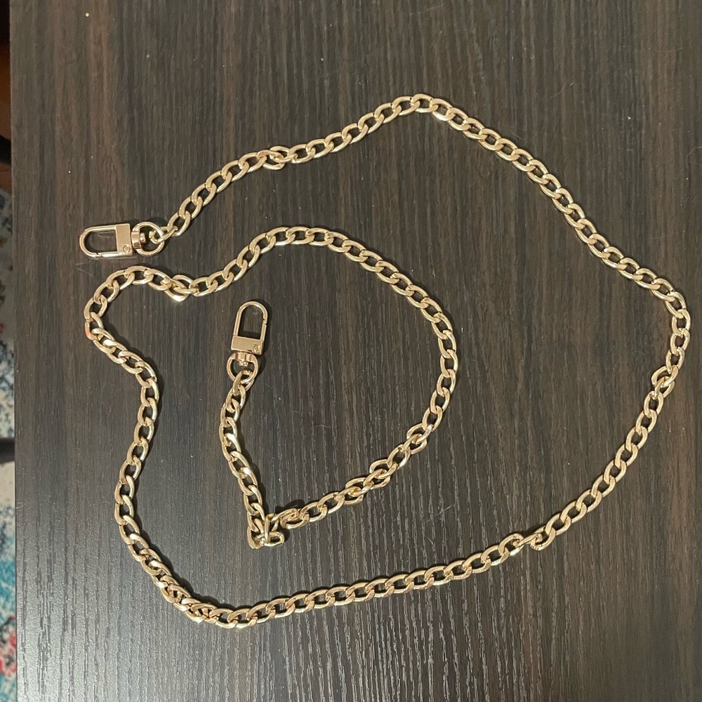 Replacement Crossbody Chain Strap - Yellow Gold NEW